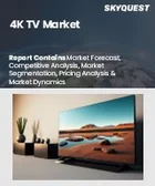 表紙：4Kテレビの市場規模、シェア、成長分析：技術別、画面サイズ別、流通チャネル別、エンドユーザー別、地域別 - 産業予測 2025～2032年