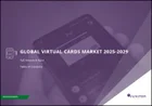 表紙：バーチャルカードの世界市場：2025-2029年