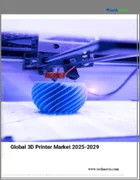 表紙：3Dプリンターの世界市場 2025～2029年