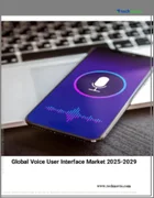 表紙：音声ユーザーインターフェースの世界市場 2025-2029