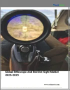 表紙：ライフルスコープ・レッドドットサイトの世界市場 2025-2029年