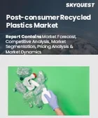表紙：ポストコンシューマーリサイクルプラスチックの市場規模、シェア、成長分析：ポリマータイプ別、供給源別、処理タイプ別、最終用途別、地域別 - 産業予測 2025～2032年