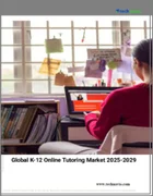 表紙：K-12オンライン家庭教師の世界市場 2025-2029