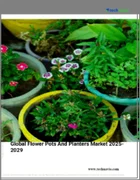 表紙：植木鉢とプランターの世界市場 2025-2029