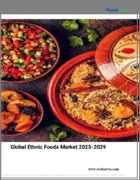 表紙：エスニック食品の世界市場 2025-2029年