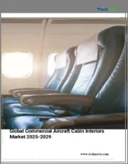 表紙：民間航空機客室内装品の世界市場 2025～2029年