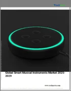 表紙：スマート楽器の世界市場 2025-2029年