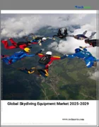 表紙：スカイダイビング用品の世界市場 2025年～2029年
