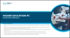 表紙：高等教育向けPC：半年次市場トラッカー