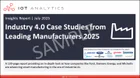 表紙：主要製造業者によるインダストリー4.0のケーススタディ：2025年