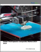表紙：熱可塑性プラスチック複合材料の世界市場 2025年～2029年