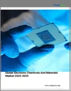 表紙：電子化学品と材料の世界市場 2025-2029