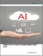 表紙：AIaaS（AI as a Service）の世界市場 2025年～2029年