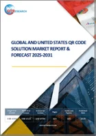 表紙：世界および米国のQRコードソリューション市場：予測（2025年～2031年）
