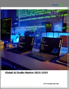 表紙：AIスタジオの世界市場 2025年～2029年