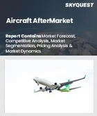 表紙：航空機アフターマーケット市場規模、シェア、成長分析、タイプ別、用途別、エンドユーザー別、地域別 - 産業予測、2025年～2032年