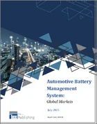 表紙：自動車用BMS (バッテリー管理システム) の世界市場