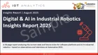表紙：産業用ロボットにおけるデジタル＆AI：2025年