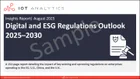 表紙：デジタルおよびESG規制の見通し：2025-2030年