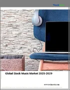表紙：ストックミュージックの世界市場 2025-2029