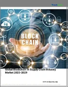 表紙：サプライチェーン業界向けブロックチェーンの世界市場、2025年～2029年