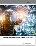 表紙：現代戦におけるAIの世界市場 2025-2029