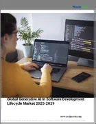 表紙：ソフトウェア開発ライフサイクルにおける生成AIの世界市場、2025～2029年