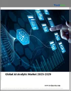 表紙：AI分析の世界市場 2025-2029