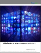 表紙：サービスとしてのビデオの世界市場 2025-2029年