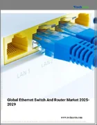 表紙：イーサネットスイッチとルーターの世界市場、2025年～2029年