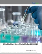表紙：次亜塩素酸カルシウムの世界市場、2025年～2029年