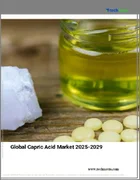 表紙：カプリン酸の世界市場、2025年～2029年