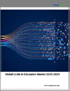 表紙：教育分野におけるLLMsの世界市場、2025年～2029年