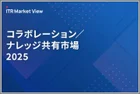 表紙：ITR Market View：コラボレーション／ナレッジ共有市場2025