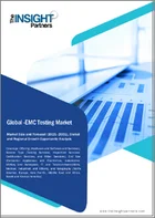表紙：EMC試験の市場規模と予測（2021年～2031年）、世界・地域シェア、動向、成長機会分析：提供製品別、サービスタイプ別、最終用途別、地域別