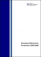 表紙：欧州の電子産業- 欧州の電子機器生産データベース（2000年～2028年）