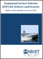 表紙：防衛・セキュリティ向け無人水上艇 (USV)：市場および技術の予測 (～2033年)