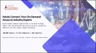 表紙：Astute Connect：業界の専門家へのオンデマンドアクセス