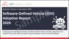 表紙：ソフトウェア定義車両 (SDV) の導入：2026年