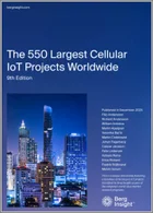 表紙：世界最大のセルラーIoTプロジェクト550件 - 第9版