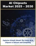 表紙：通信・コンピューティング分野におけるAIチップセット (2025～2030年)