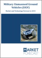 表紙：軍用無人地上車両 (UGV)：市場および技術の予測 (～2033年)