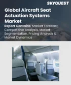 表紙：航空機座席作動システム市場の規模、シェア、および成長分析：タイプ別、エンドユーザー別、航空機タイプ別、座席クラス別、コンポーネント別、地域別－業界予測（2026～2033年）