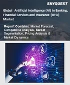 表紙：銀行・金融サービス・保険（BFSI）における人工知能（AI）の市場規模、シェア、成長分析：コンポーネント別、技術別、用途別、最終用途別、地域別 - 業界予測（2026年～2033年）