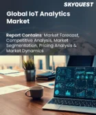表紙：IoTアナリティクス市場規模、シェア、成長分析：タイプ別、コンポーネント別、組織規模別、導入モード別、アプリケーション別、エンドユーザー産業別、地域別－業界予測 2026-2033年