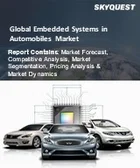 表紙：自動車向け組込みシステム市場規模、シェア、成長分析：タイプ別、コンポーネント別、車種別、電気自動車別、用途別、地域別－業界予測2026-2033年