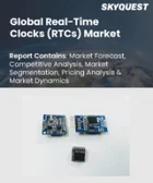 表紙：リアルタイムクロック（RTC）市場規模、シェア、成長分析：インターフェース別、実装タイプ別、動作電圧別、最終用途産業別、地域別- 業界予測2026-2033年