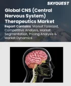 表紙：中枢神経系（CNS）治療薬市場規模、シェア、成長分析：疾患別、薬剤クラス別、流通経路別、地域別－業界予測 2026-2033年