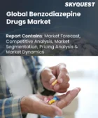 表紙：ベンゾジアゼピン系医薬品市場規模、シェア、成長分析：製品別、剤形別、投与経路別、作用時間別、用途別、流通チャネル別、地域別－業界予測（2026～2033年）