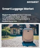 表紙：スマートラゲッジ市場規模、シェア、および成長分析：技術別、サイズ別、接続性別、シェルタイプ別、材料別、用途別、価格帯別、流通チャネル別、地域別- 業界予測 2026-2033年